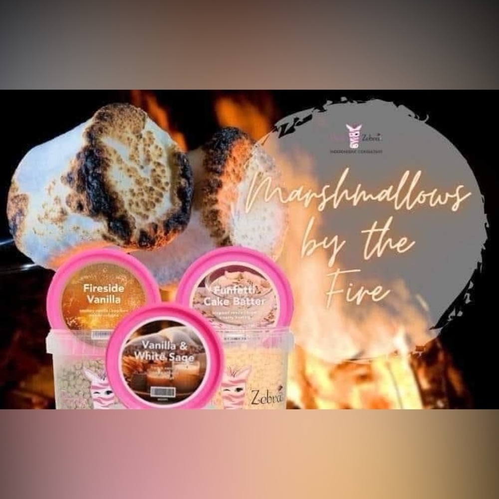 Marshmallows by the Fire Pink Zebra Blend